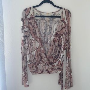 Free people paisley tunic top
